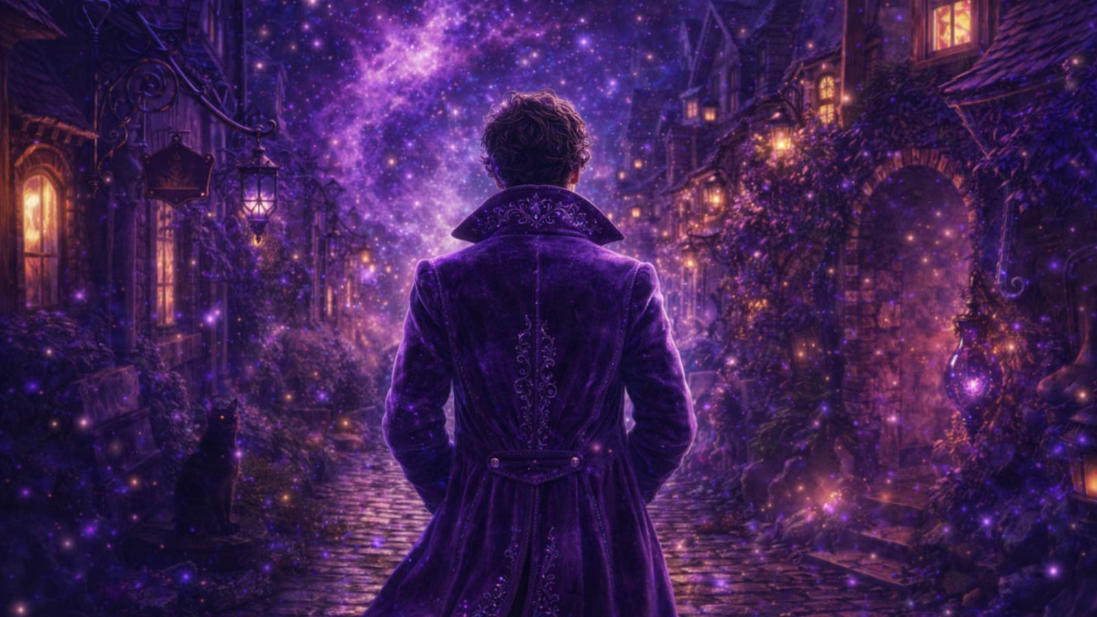 Image: Walking through another fascinating side alley for your beautifully distractible brain to go strolling down in a sumptuous velvet coat.